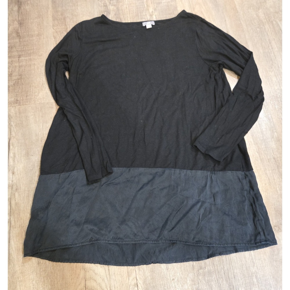 J.Jill Black stretch tunic size m